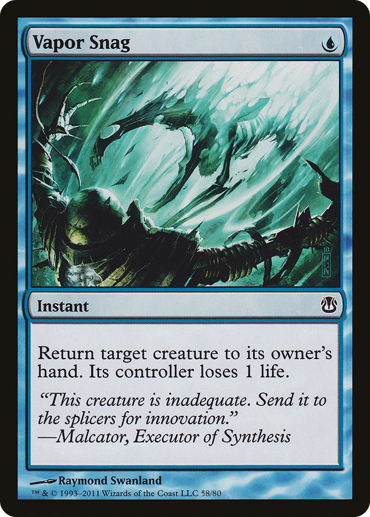 Vapor Snag (DDH-058) - Duel Decks: Ajani vs. Nicol Bolas - Premium MTG Single from Wizards of the Coast - Just $0.25! Shop now at Game Crave Tournament Store
