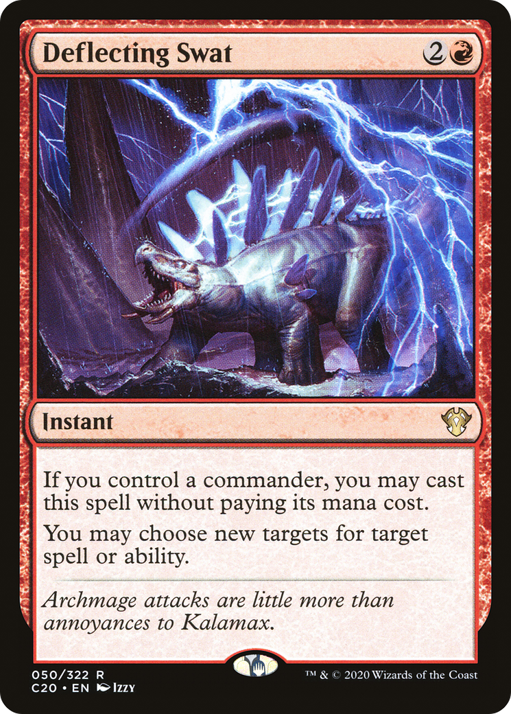 Deflecting Swat (C20-050) - Commander 2020 - Premium MTG Single from Wizards of the Coast - Just $34.28! Shop now at Game Crave Tournament Store