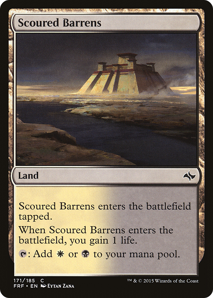 Scoured Barrens (FRF-171) - Fate Reforged - Premium MTG Single from Wizards of the Coast - Just $0.08! Shop now at Game Crave Tournament Store