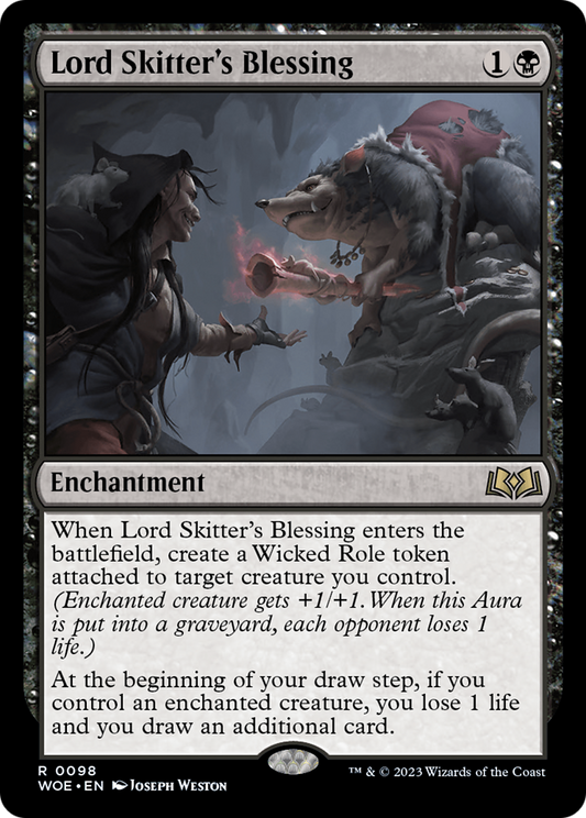 Lord Skitter's Blessing (WOE-098) - Wilds of Eldraine - Premium MTG Single from Wizards of the Coast - Just $0.08! Shop now at Game Crave Tournament Store