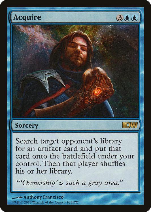 Acquire (PIDW-016) - IDW Comics Inserts - Premium MTG Single from Wizards of the Coast - Just $4.41! Shop now at Game Crave Tournament Store