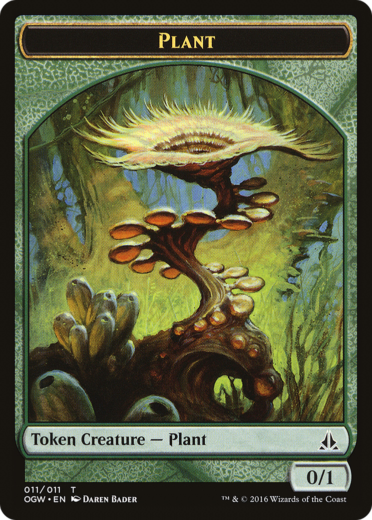 Plant (TOGW-011) - Oath of the Gatewatch Tokens - Premium MTG Single from Wizards of the Coast - Just $0.08! Shop now at Game Crave Tournament Store