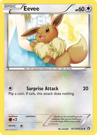 Eevee RC14/113 - Legendary Treasures Holofoil - Premium Pokemon Single from Nintendo - Just $2.91! Shop now at Game Crave Tournament Store