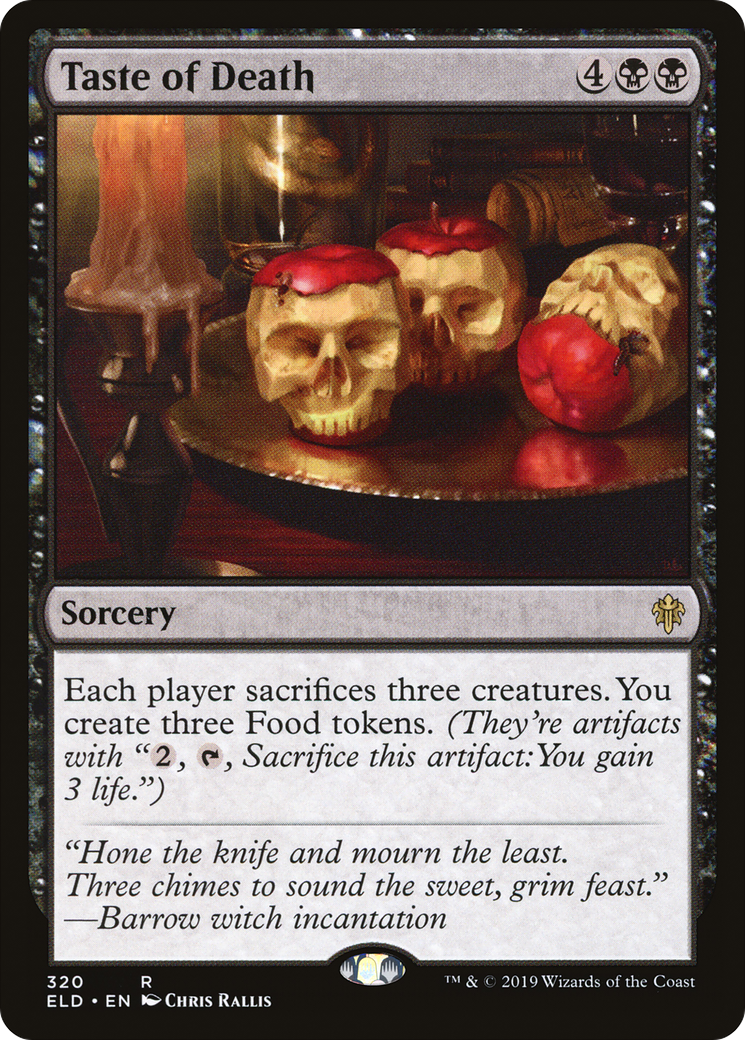 Taste of Death (ELD-320) - Throne of Eldraine - Premium MTG Single from Wizards of the Coast - Just $0.08! Shop now at Game Crave Tournament Store