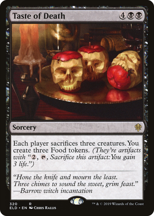 Taste of Death (ELD-320) - Throne of Eldraine - Premium MTG Single from Wizards of the Coast - Just $0.08! Shop now at Game Crave Tournament Store