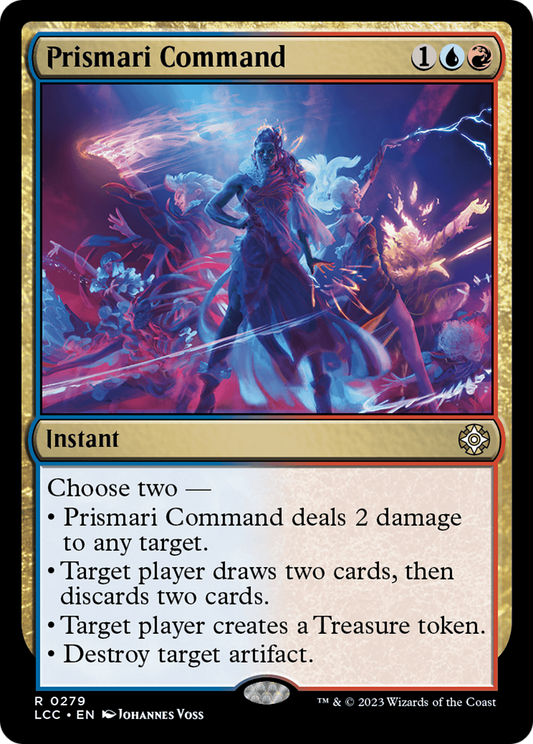 Prismari Command (LCC-279) - The Lost Caverns of Ixalan Commander - Premium MTG Single from Wizards of the Coast - Just $0.08! Shop now at Game Crave Tournament Store