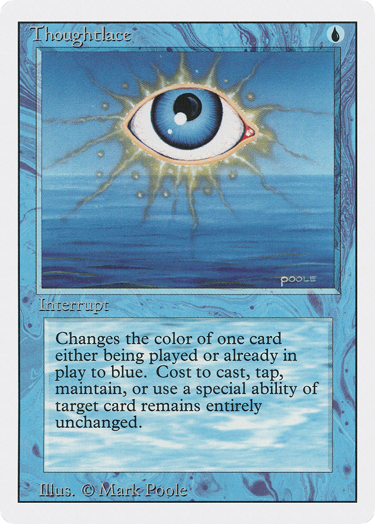 Thoughtlace (3ED-085) - Revised Edition - Premium MTG Single from Wizards of the Coast - Just $0.12! Shop now at Game Crave Tournament Store