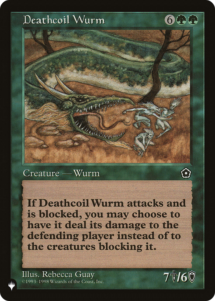 Deathcoil Wurm (PLIST-618) - The List - Premium MTG Single from Wizards of the Coast - Just $1.34! Shop now at Game Crave Tournament Store