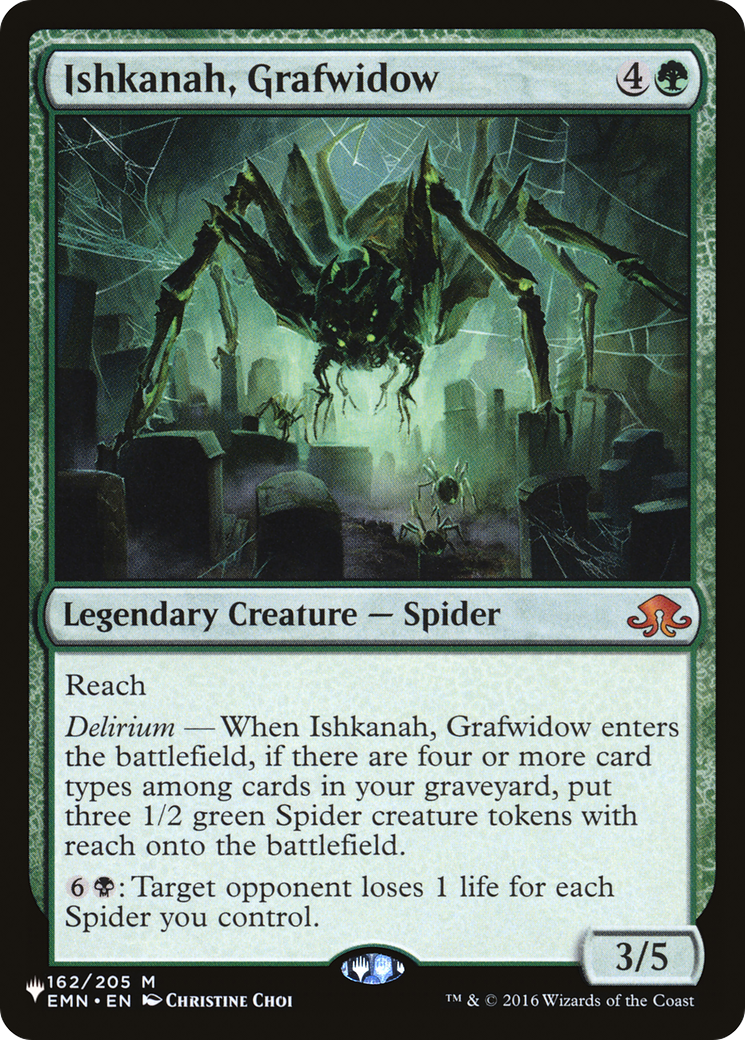 Ishkanah, Grafwidow (PLIST-178) - The List - Premium MTG Single from Wizards of the Coast - Just $0.35! Shop now at Game Crave Tournament Store