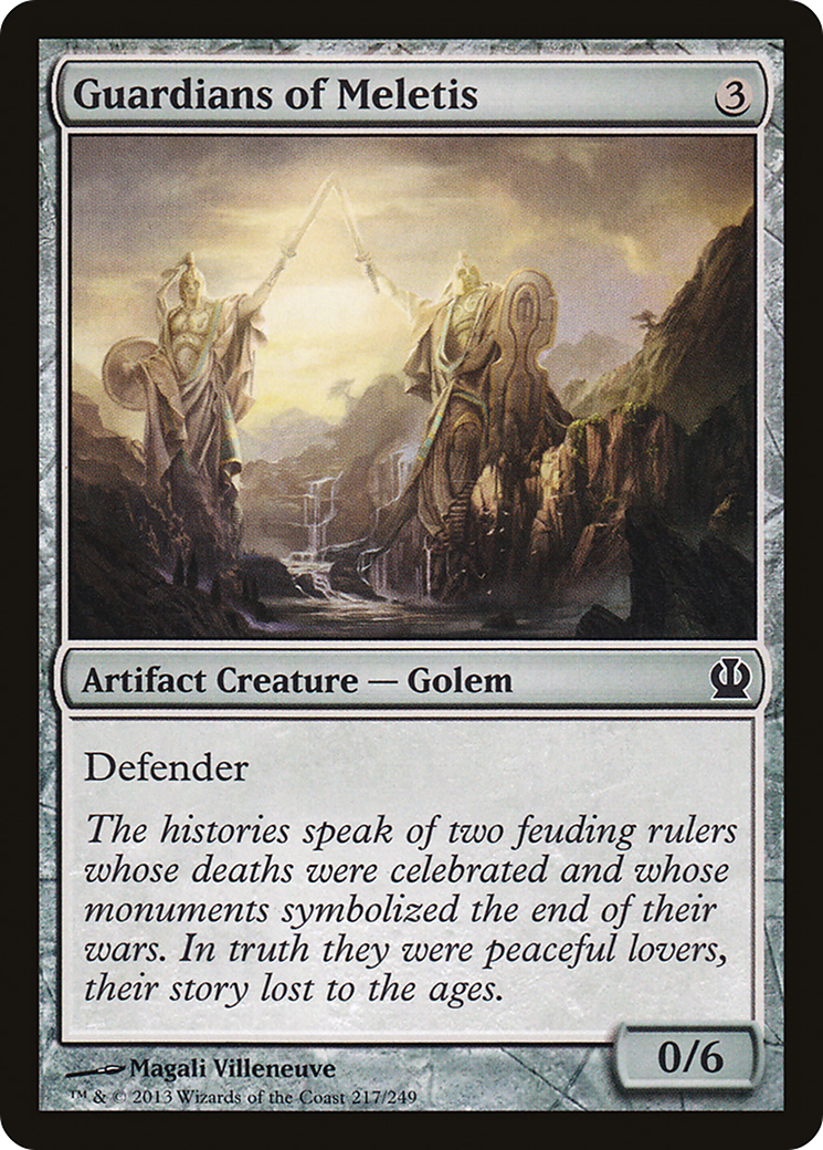 Guardians of Meletis (THS-217) - Theros - Premium MTG Single from Wizards of the Coast - Just $0.08! Shop now at Game Crave Tournament Store
