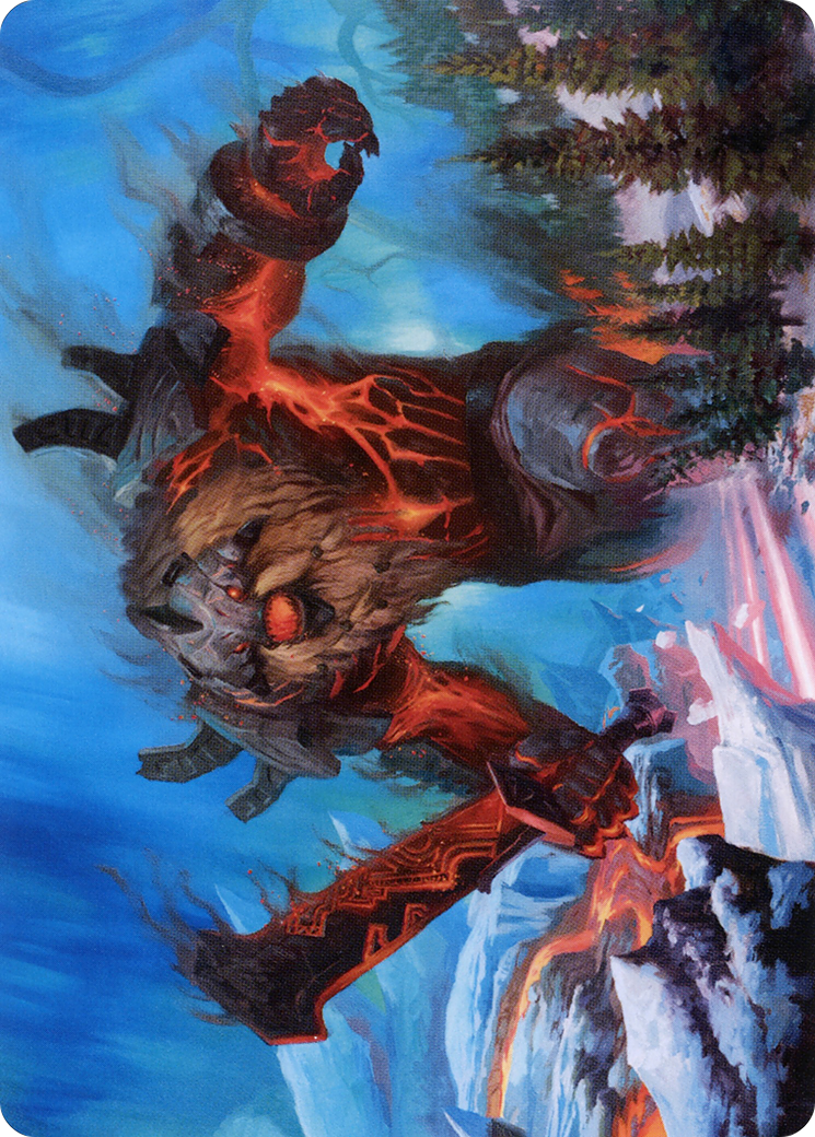 Quakebringer // Quakebringer (AKHM-037) - Kaldheim Art Series (Borderless) - Premium MTG Single from Wizards of the Coast - Just $0! Shop now at Game Crave Tournament Store