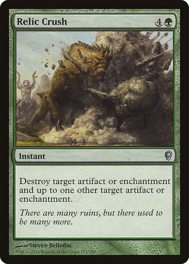 Relic Crush (CNS-175) - Conspiracy Foil - Premium MTG Single from Wizards of the Coast - Just $0.28! Shop now at Game Crave Tournament Store