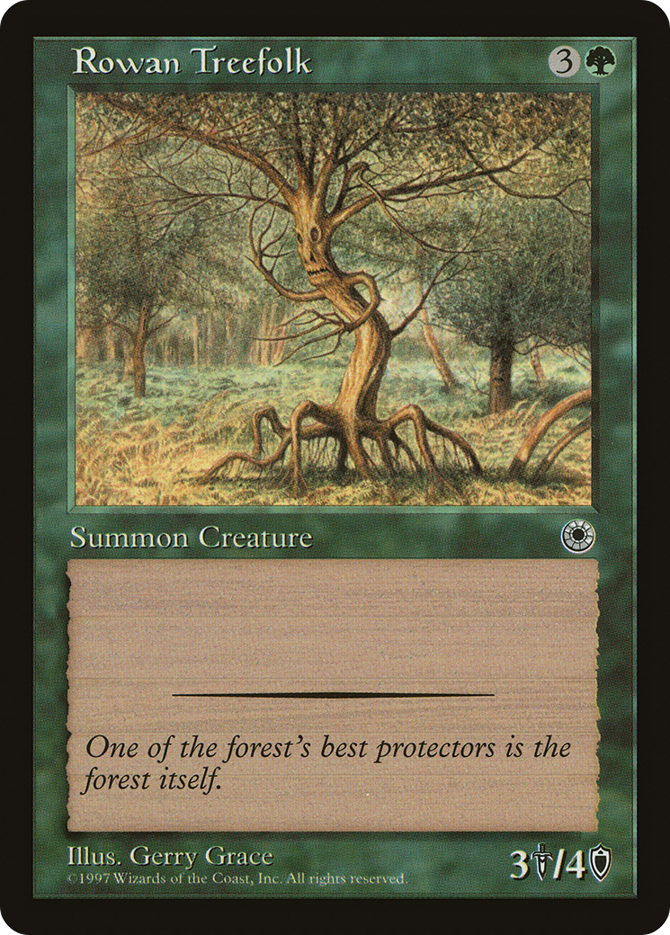 Rowan Treefolk (POR-184) - Portal - Premium MTG Single from Wizards of the Coast - Just $0.25! Shop now at Game Crave Tournament Store