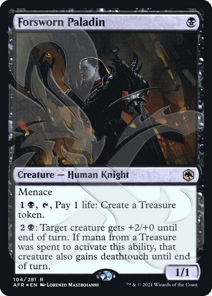 Forsworn Paladin (PAFR-104A) - Adventures in the Forgotten Realms Promos Foil - Premium MTG Single from Wizards of the Coast - Just $3.28! Shop now at Game Crave Tournament Store