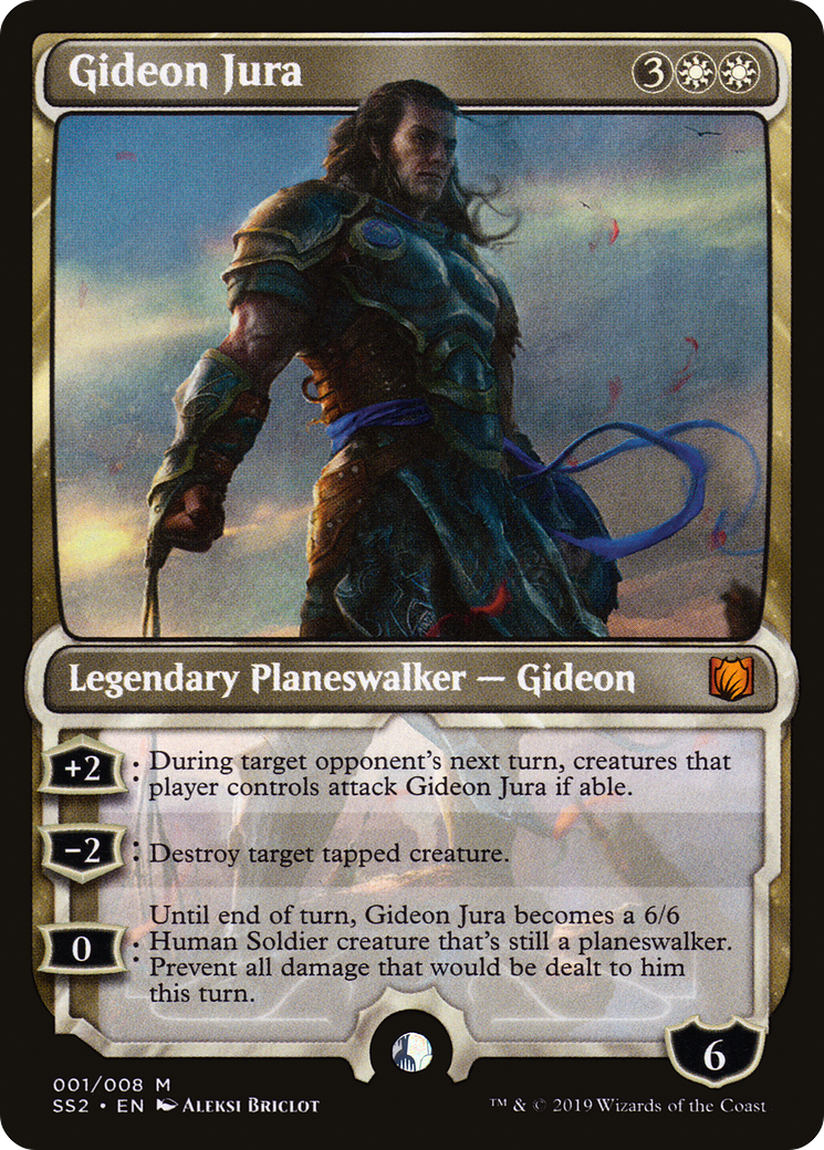 Gideon Jura (SS2-001) - Signature Spellbook: Gideon Foil - Premium MTG Single from Wizards of the Coast - Just $0.32! Shop now at Game Crave Tournament Store