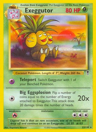 Exeggutor 23/110 - Legendary Collection - Premium Pokemon Single from Nintendo - Just $2.38! Shop now at Game Crave Tournament Store