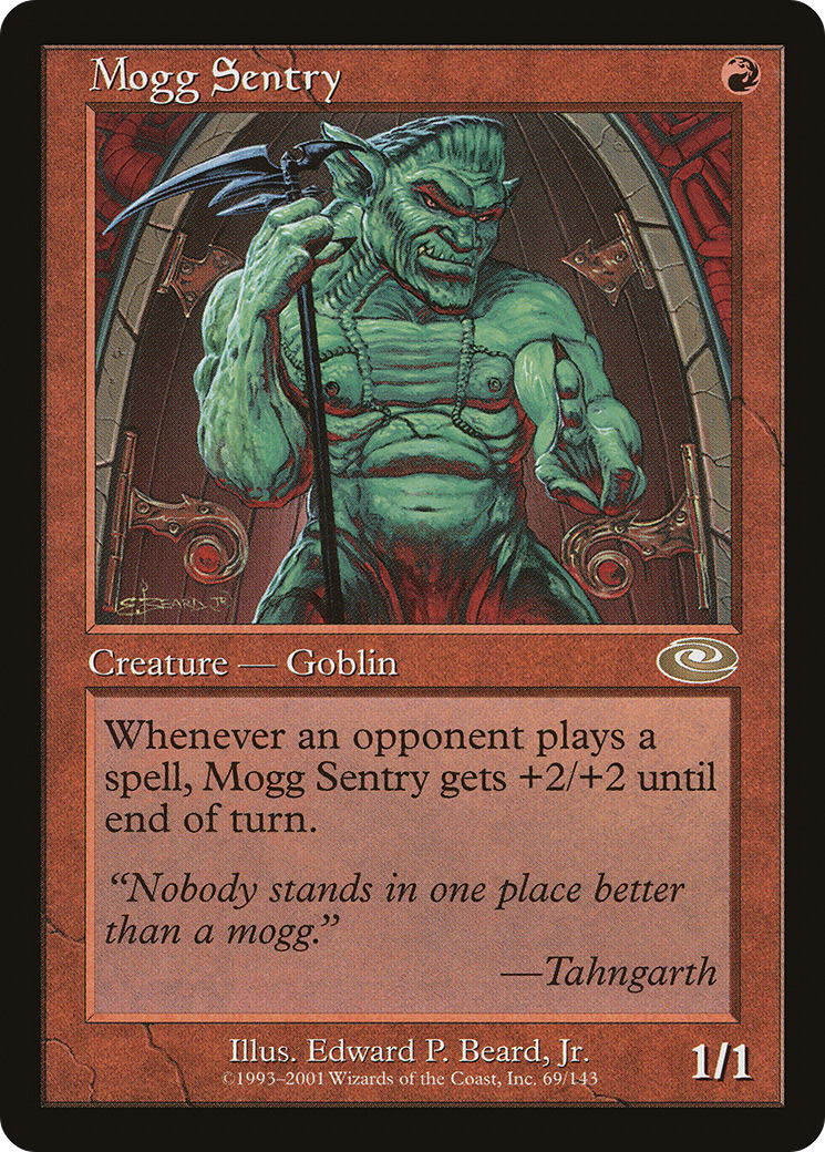 Mogg Sentry (PLS-069) - Planeshift Foil - Premium MTG Single from Wizards of the Coast - Just $4.26! Shop now at Game Crave Tournament Store