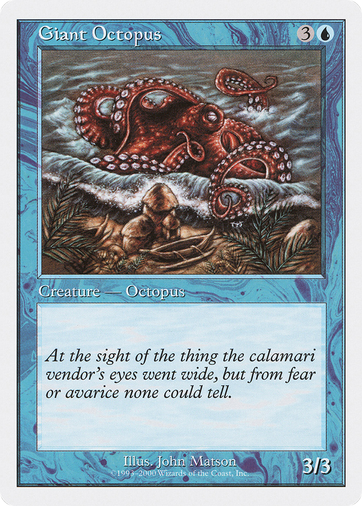 Giant Octopus (S00-014) - Starter 2000 - Premium MTG Single from Wizards of the Coast - Just $0.25! Shop now at Game Crave Tournament Store