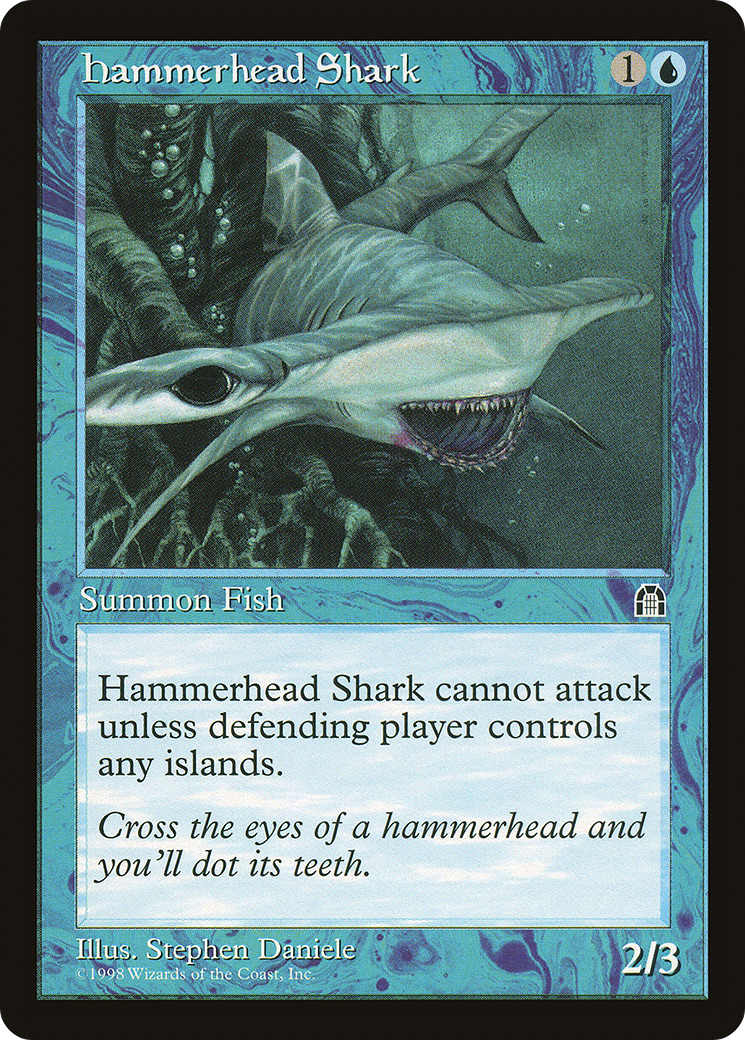 Hammerhead Shark (STH-032) - Stronghold - Premium MTG Single from Wizards of the Coast - Just $0.08! Shop now at Game Crave Tournament Store