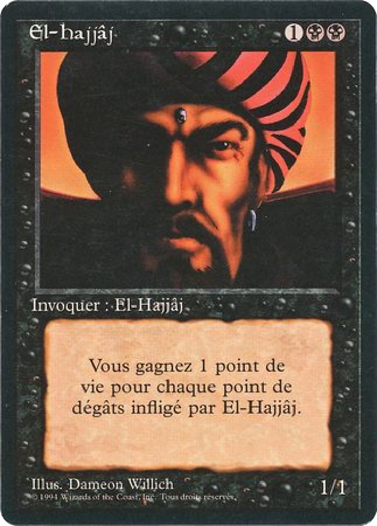 El-Hajjâj (FBB-108) - Foreign Black Border - Premium MTG Single from Wizards of the Coast - Just $2.40! Shop now at Game Crave Tournament Store