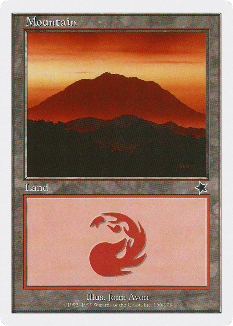 Mountain (S99-166) - Starter 1999 - Premium MTG Single from Wizards of the Coast - Just $0.13! Shop now at Game Crave Tournament Store