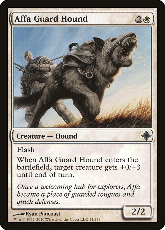 Affa Guard Hound (ROE-014) - Rise of the Eldrazi - Premium MTG Single from Wizards of the Coast - Just $0.08! Shop now at Game Crave Tournament Store