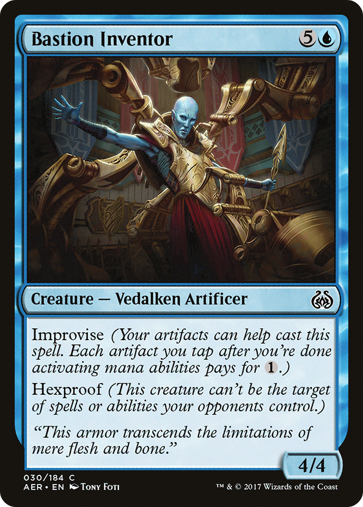 Bastion Inventor (AER-030) - Aether Revolt - Premium MTG Single from Wizards of the Coast - Just $0.08! Shop now at Game Crave Tournament Store
