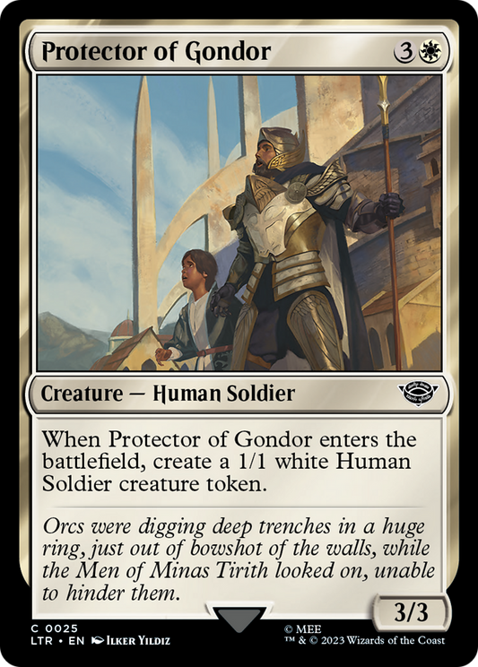 Protector of Gondor (LTR-025) - The Lord of the Rings: Tales of Middle-earth - Premium MTG Single from Wizards of the Coast - Just $0.08! Shop now at Game Crave Tournament Store