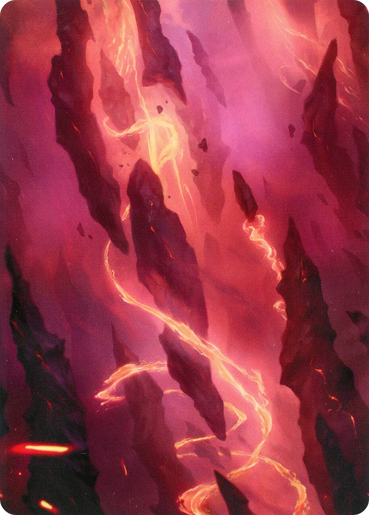 Mountain // Mountain (AZNR-016) - Zendikar Rising Art Series (Borderless) Foil - Premium MTG Single from Wizards of the Coast - Just $0! Shop now at Game Crave Tournament Store