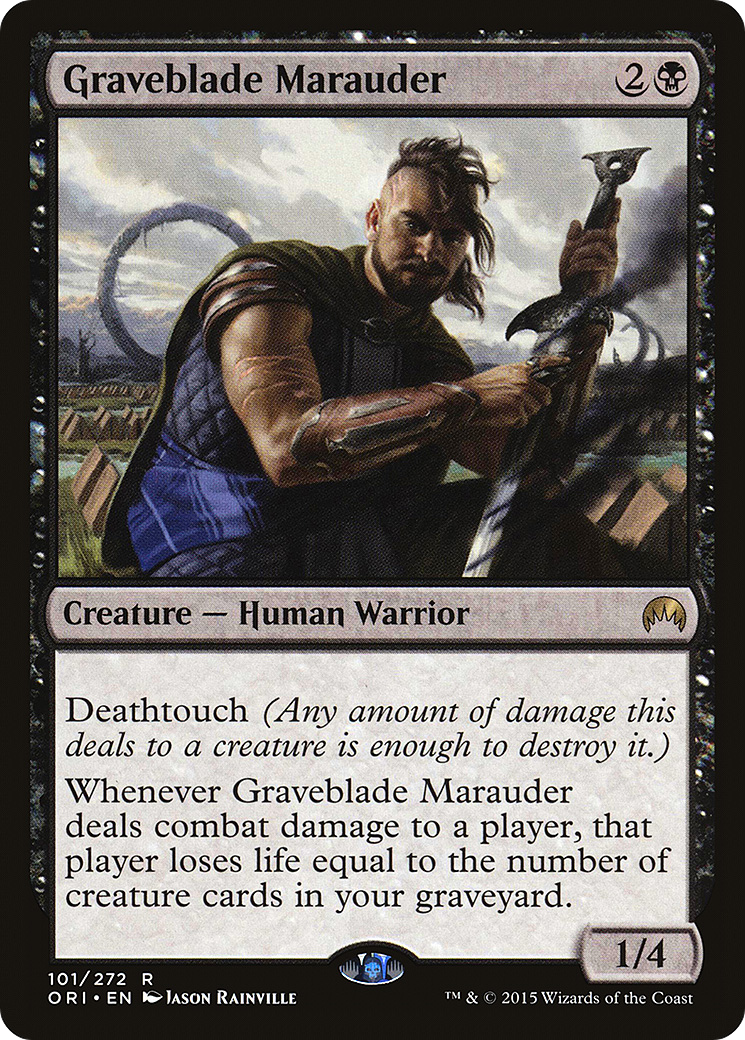 Graveblade Marauder (ORI-101) - Magic Origins - Premium MTG Single from Wizards of the Coast - Just $0.08! Shop now at Game Crave Tournament Store
