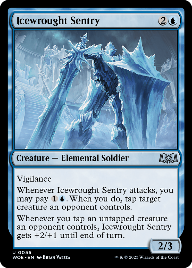 Icewrought Sentry (WOE-055) - Wilds of Eldraine - Premium MTG Single from Wizards of the Coast - Just $0.08! Shop now at Game Crave Tournament Store