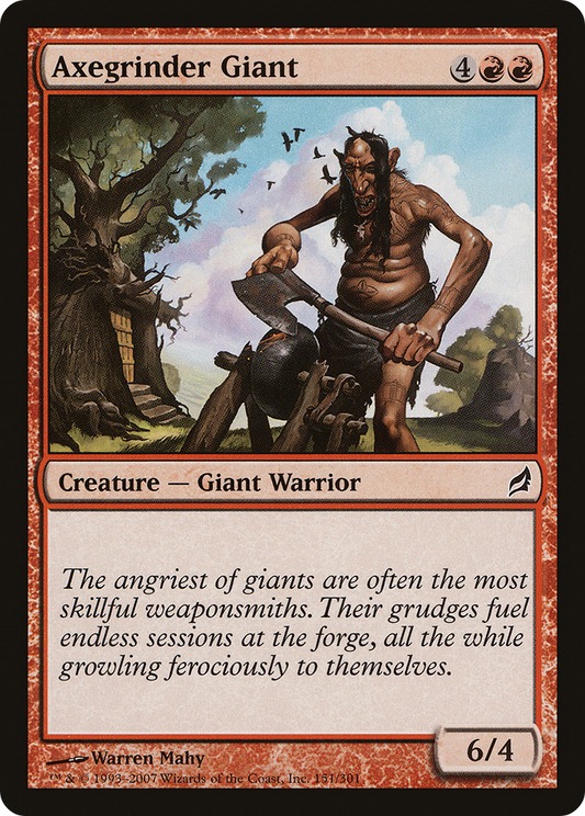 Axegrinder Giant (LRW-151) - Lorwyn - Premium MTG Single from Wizards of the Coast - Just $0.25! Shop now at Game Crave Tournament Store