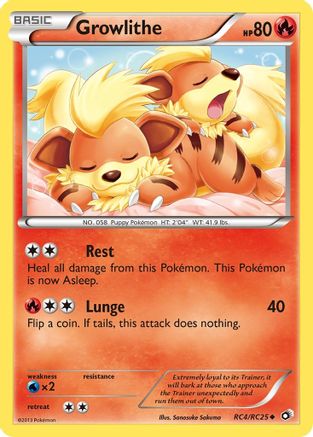 Growlithe RC4/113 - Legendary Treasures Holofoil - Premium Pokemon Single from Nintendo - Just $2.51! Shop now at Game Crave Tournament Store