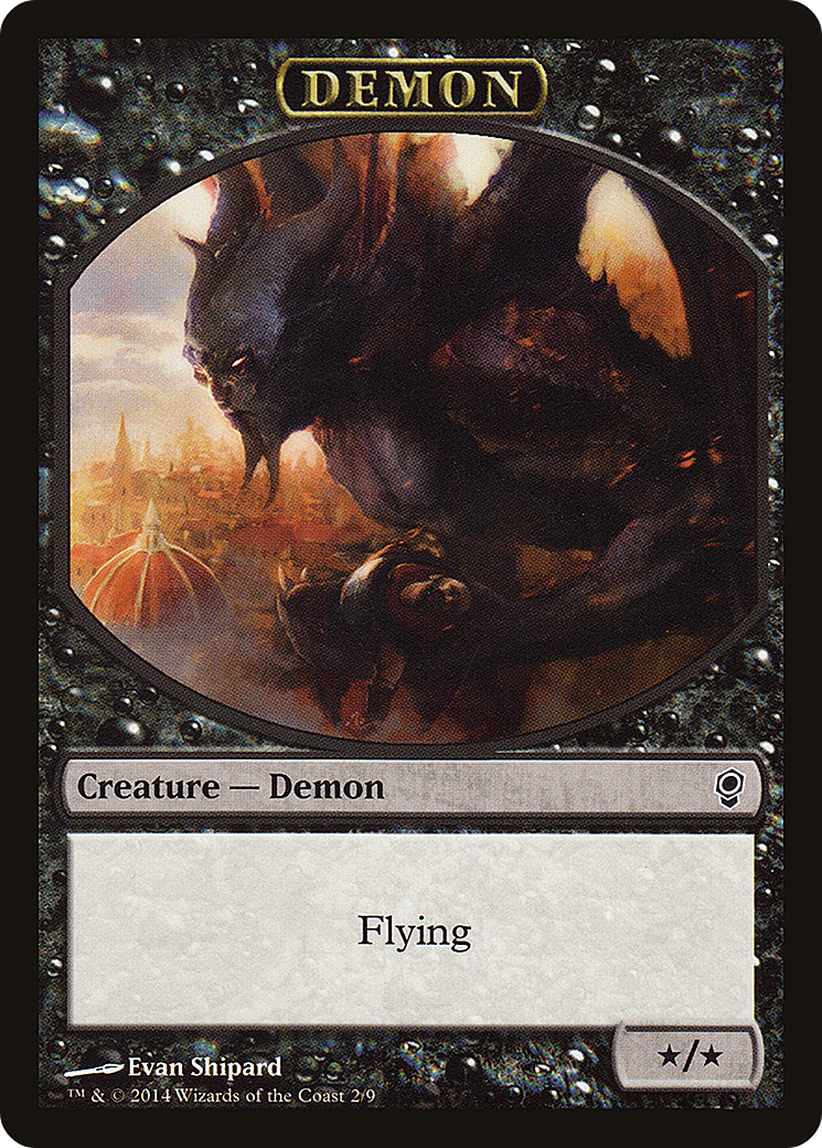 Demon (TCNS-002) - Conspiracy Tokens - Premium MTG Single from Wizards of the Coast - Just $0.35! Shop now at Game Crave Tournament Store