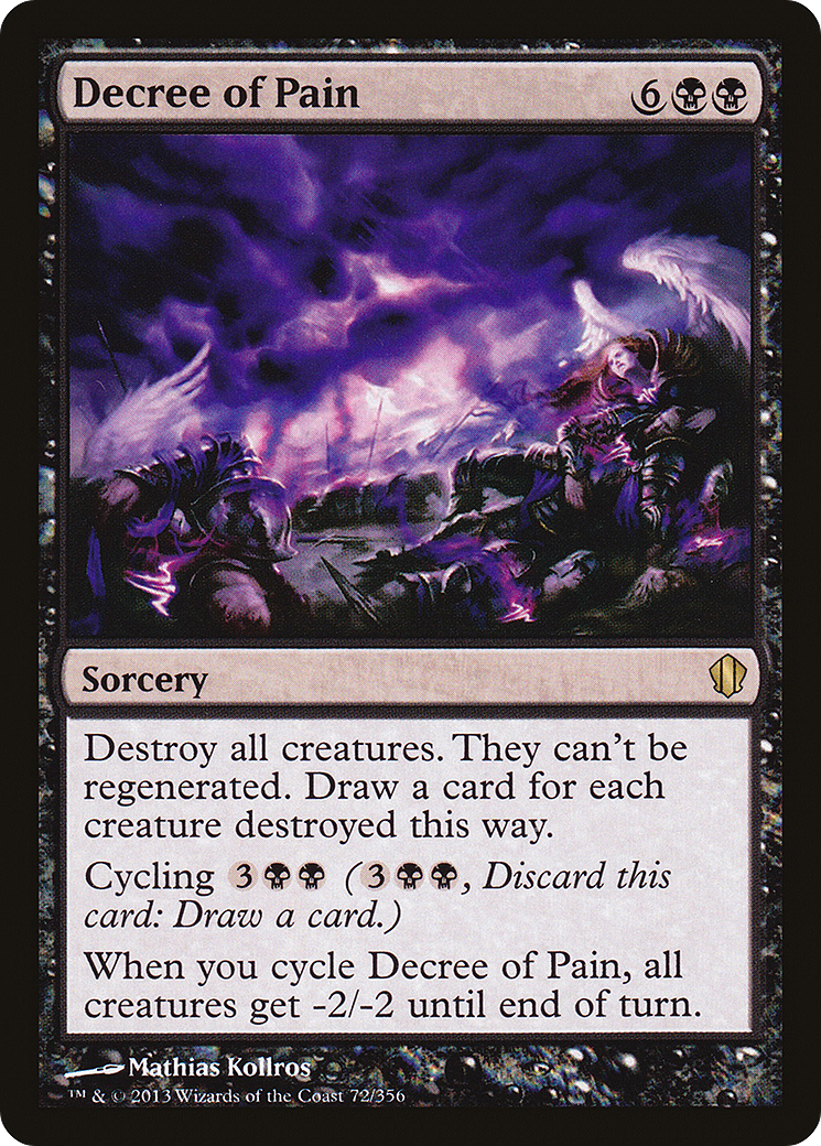 Decree of Pain (C13-072) - Commander 2013 - Premium MTG Single from Wizards of the Coast - Just $0.25! Shop now at Game Crave Tournament Store