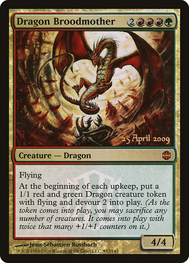 Dragon Broodmother (PARB-53★) - Alara Reborn Promos Foil - Premium MTG Single from Wizards of the Coast - Just $1.95! Shop now at Game Crave Tournament Store