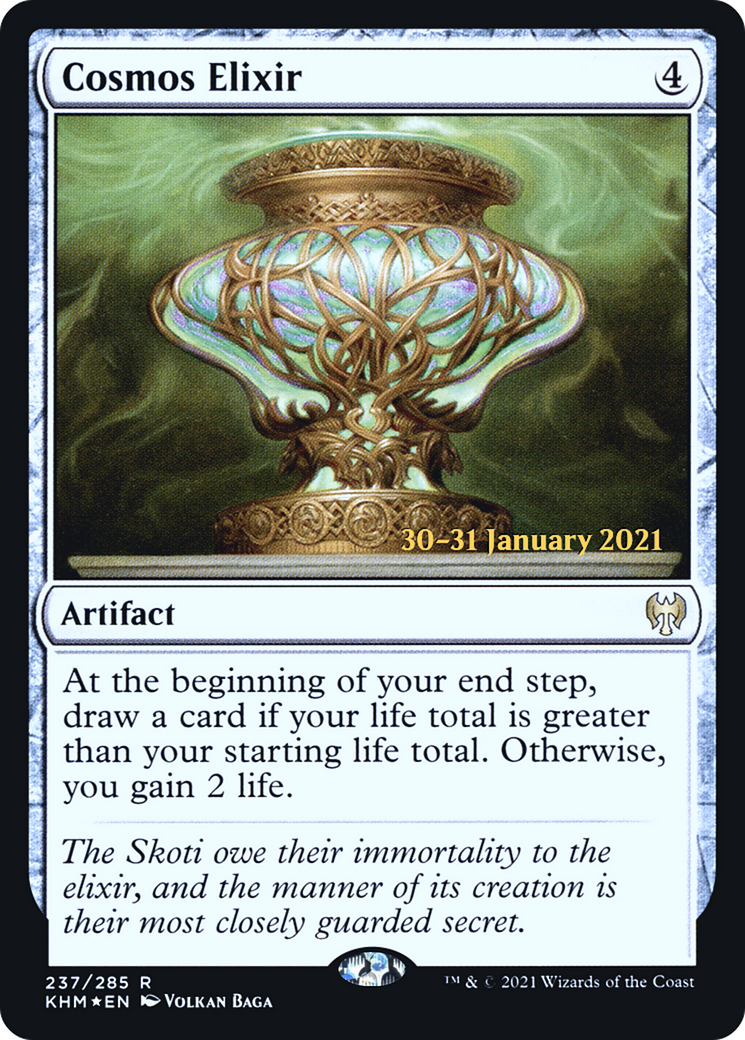 Cosmos Elixir (PKHM-237S) - Kaldheim Promos Foil - Premium MTG Single from Wizards of the Coast - Just $0.68! Shop now at Game Crave Tournament Store