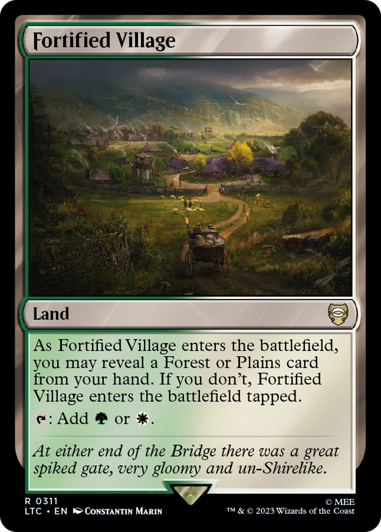 Fortified Village (LTC-311) - Tales of Middle-earth Commander - Premium MTG Single from Wizards of the Coast - Just $0.08! Shop now at Game Crave Tournament Store