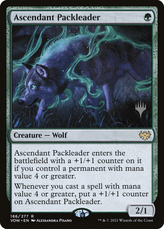 Ascendant Packleader (PVOW-186P) - Innistrad: Crimson Vow Promos Foil - Premium MTG Single from Wizards of the Coast - Just $0.42! Shop now at Game Crave Tournament Store