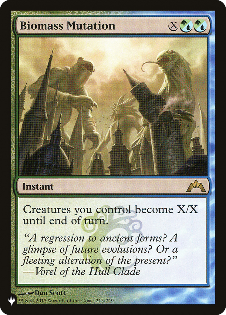 Biomass Mutation (PLIST-390) - The List - Premium MTG Single from Wizards of the Coast - Just $0.08! Shop now at Game Crave Tournament Store