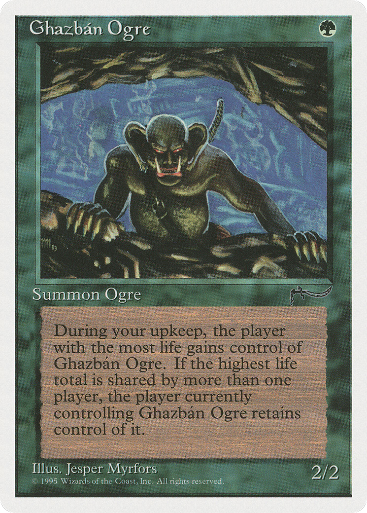 Ghazbán Ogre (CHR-065) - Chronicles - Premium MTG Single from Wizards of the Coast - Just $0.08! Shop now at Game Crave Tournament Store