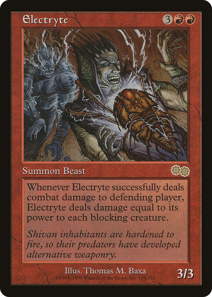 Electryte (USG-183) - Urza's Saga - Premium MTG Single from Wizards of the Coast - Just $0.09! Shop now at Game Crave Tournament Store