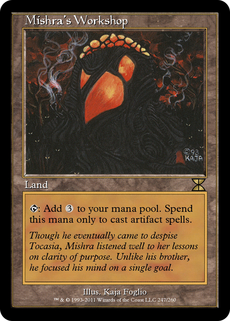 Mishra's Workshop (ME4-247) - Masters Edition IV Foil - Premium MTG Single from Wizards of the Coast - Just $0! Shop now at Game Crave Tournament Store