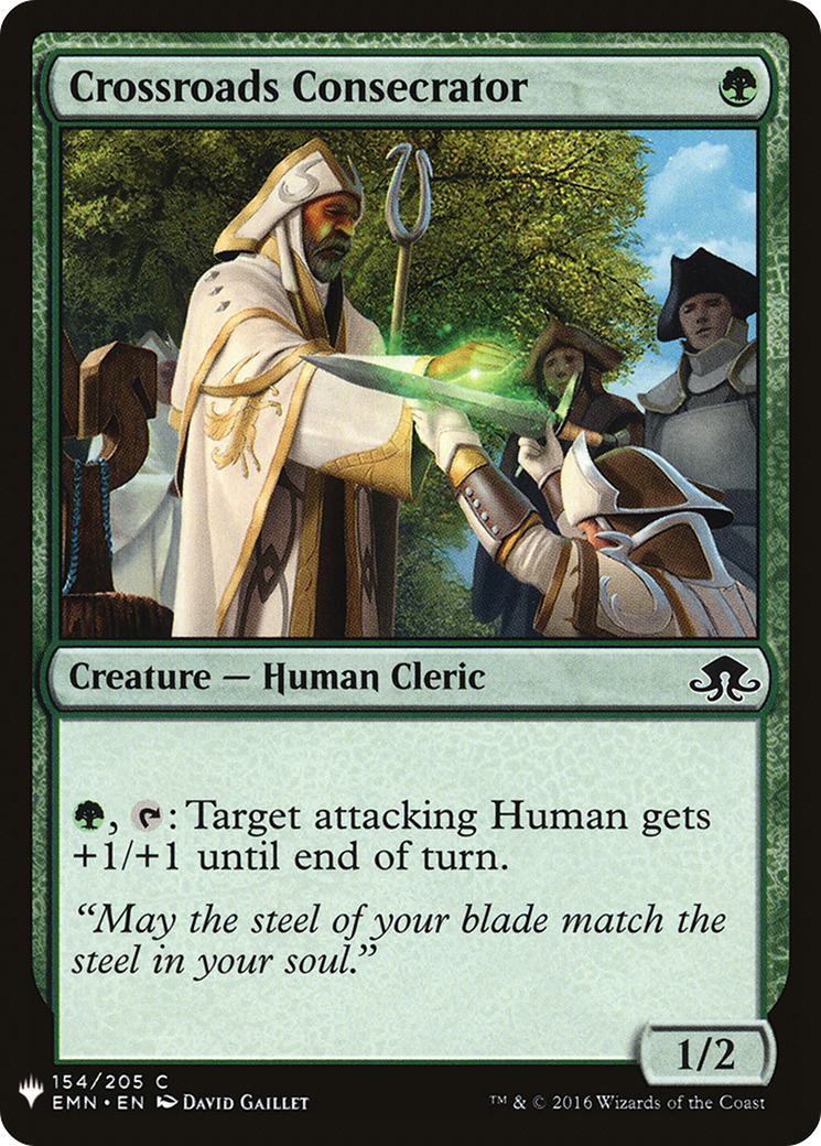 Crossroads Consecrator (MB1-1172) - Mystery Booster - Premium MTG Single from Wizards of the Coast - Just $0.25! Shop now at Game Crave Tournament Store