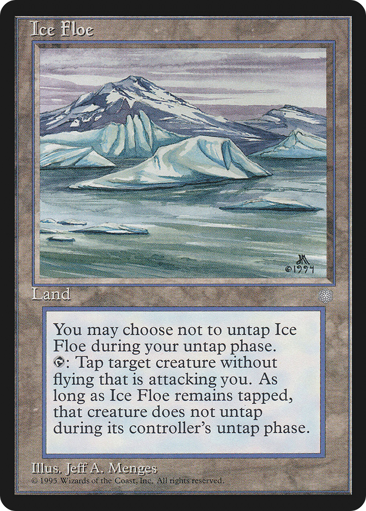 Ice Floe (ICE-355) - Ice Age - Premium MTG Single from Wizards of the Coast - Just $0.31! Shop now at Game Crave Tournament Store