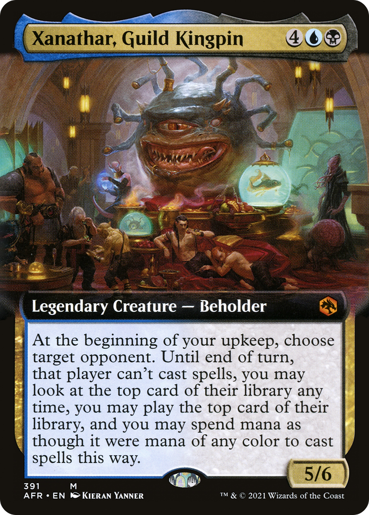 Xanathar, Guild Kingpin (AFR-391) - Adventures in the Forgotten Realms: (Extended Art) - Premium MTG Single from Wizards of the Coast - Just $1.98! Shop now at Game Crave Tournament Store