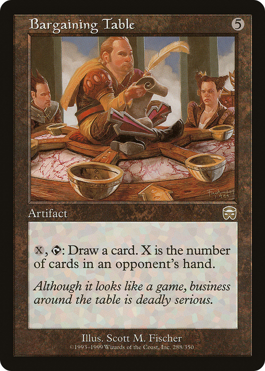 Bargaining Table (MMQ-288) - Mercadian Masques Foil - Premium MTG Single from Wizards of the Coast - Just $12.53! Shop now at Game Crave Tournament Store