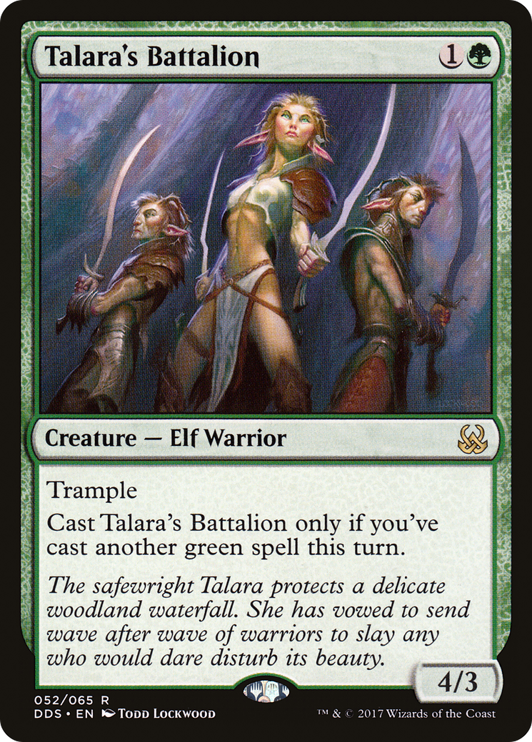 Talara's Battalion (DDS-052) - Duel Decks: Mind vs. Might - Premium MTG Single from Wizards of the Coast - Just $0.25! Shop now at Game Crave Tournament Store