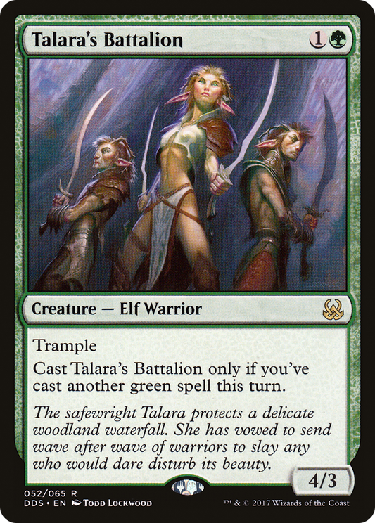 Talara's Battalion (DDS-052) - Duel Decks: Mind vs. Might - Premium MTG Single from Wizards of the Coast - Just $0.25! Shop now at Game Crave Tournament Store