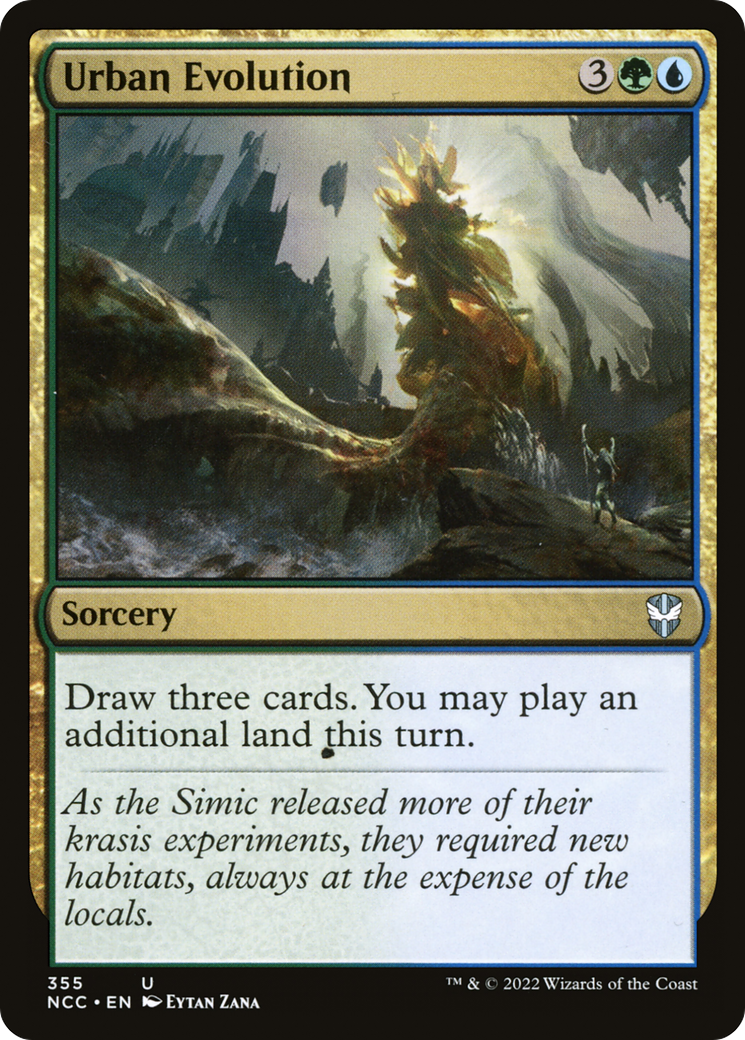 Urban Evolution (NCC-355) - New Capenna Commander - Premium MTG Single from Wizards of the Coast - Just $0.25! Shop now at Game Crave Tournament Store
